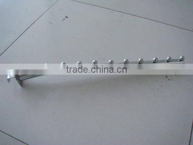 Chrome Display Hook/Hook/rack/stainless steel/plate/supermarket shelves/display/hardware/shelf bracket/coat hook/metal hook