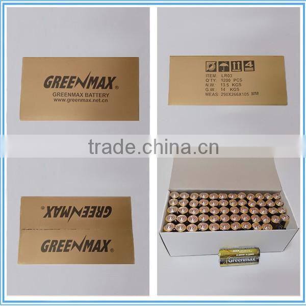 Zinc Carbon AAA UM-4 1.5V Battery