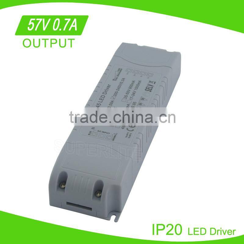 led driver power supply 57v 40w 0.7A led power driver
