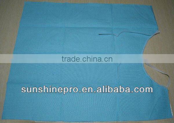 dental supply dental bibs, teeth whitening bibs, medical dental bibs, teeth whitening paper bibs, bib for teeth bleaching