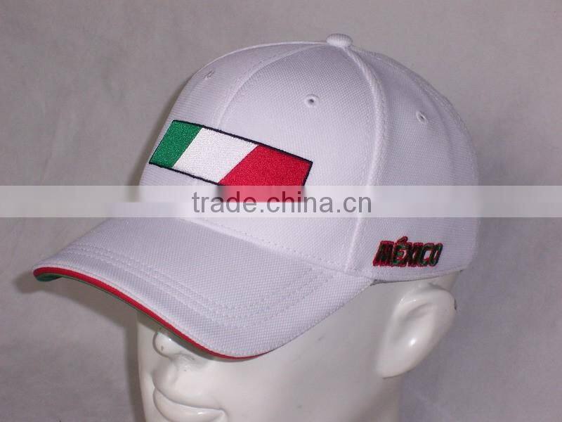 knitted white flex fitted cap