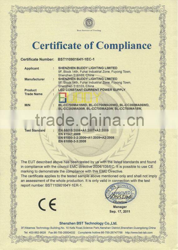 90lm/w LED panel light 600*600mm with 0-10v dimmable driver