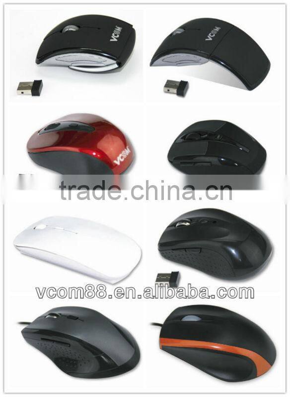 Cute black wire mouse/USB Mouse/wireless mouse optical