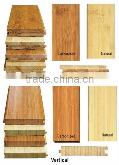 Made in china T&G click waterproof and mothproof Solid Bamboo Flooring