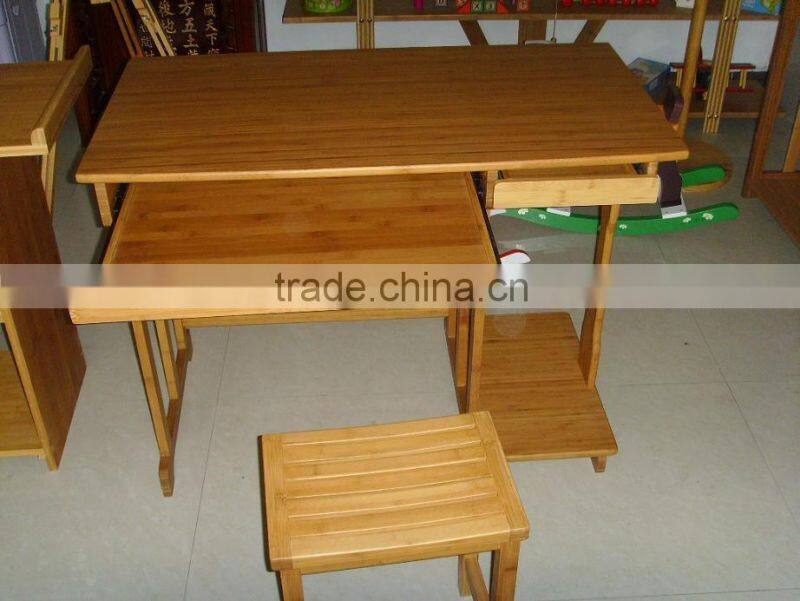 Bamboo computer desk