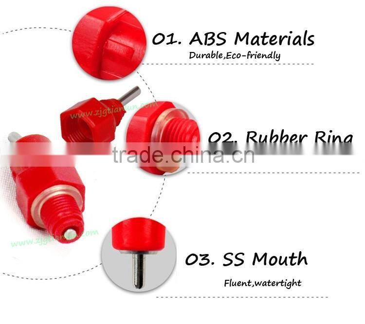 Hot Sale!Factory supply drinking nipples for animal and Poultry,Poultry Chicken Waterer Nipple Drinker,chicken drinking system