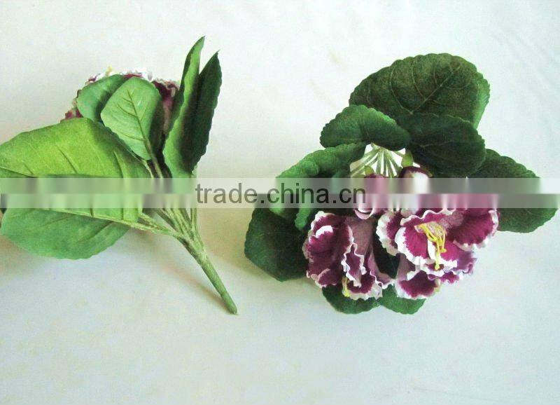 artificial flower bouquet gloxinia YL229