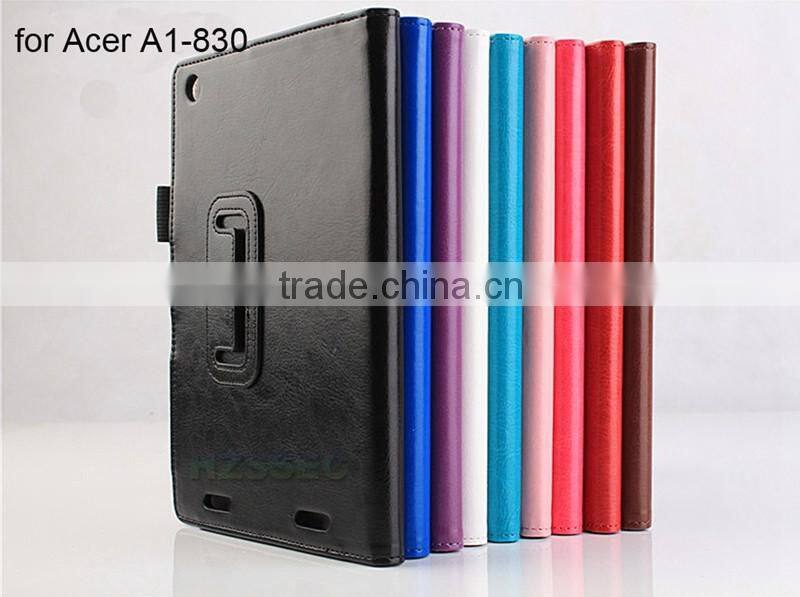 Protective pu leather tablet case with stand function for Acer Iconia A1-830