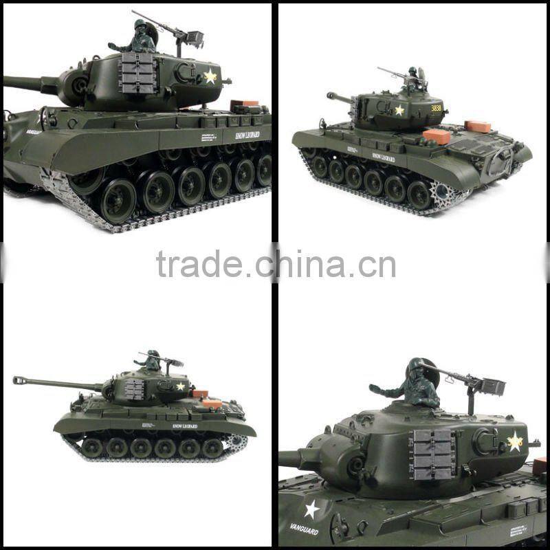 RC Tank/Refurbished Airsoft Snow Leopard Smoke and Sound Metal Pro 1:16 Electric RTR RC Tank (Metal Gear and Track Upgraded)