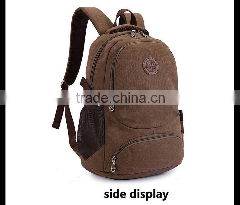 Causal Style Lightweight School Backpack Canvas Cute Backpacks Camping Backpack Canvas Rucksack