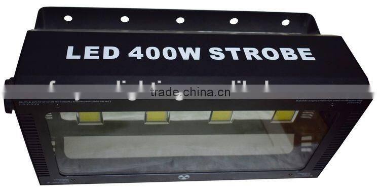 FORYOU 400W Pro Stage Disco DJ Nightclub Show DMX512 Dimmer 3-pin & 5-pin 4pcs 100W Cool White LED Strobe Light