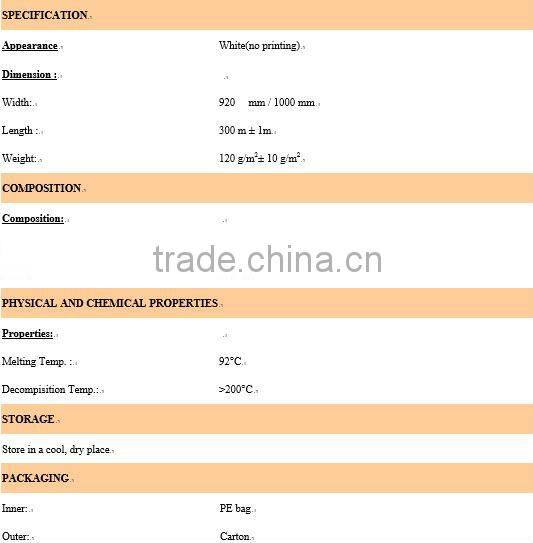 Different kinds of ECO packaging materials in roll for desiccant