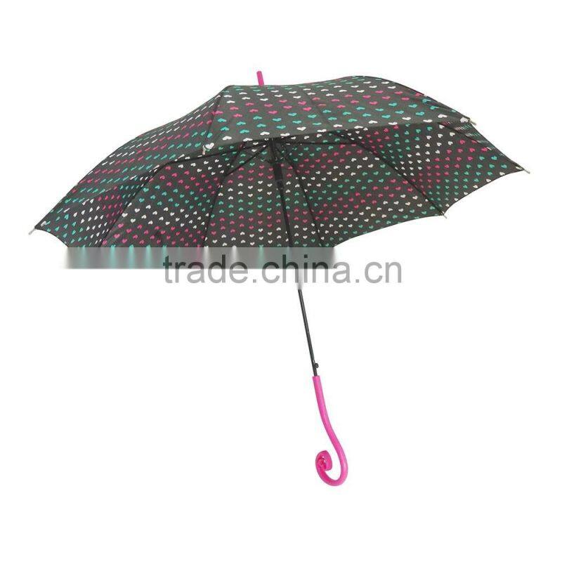 Japanese style auto long umbrella with special handle