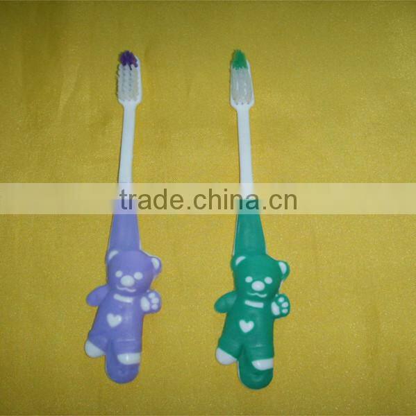 cheap hotel disposable transparent folded children toothbrush