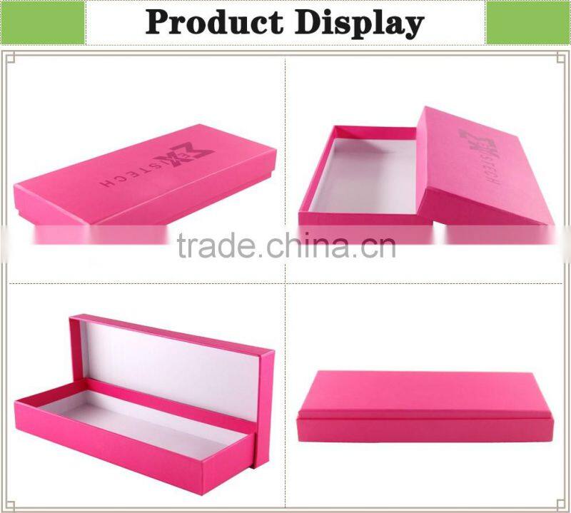 High quality new design pink fashion luxury women's purse wallet gift box