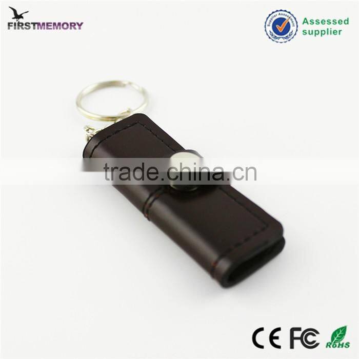 Real leather sophisticated technology men's purse USB stick 2gb 8gb