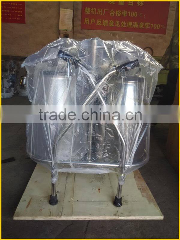 two buckets vacuum pump milking machine