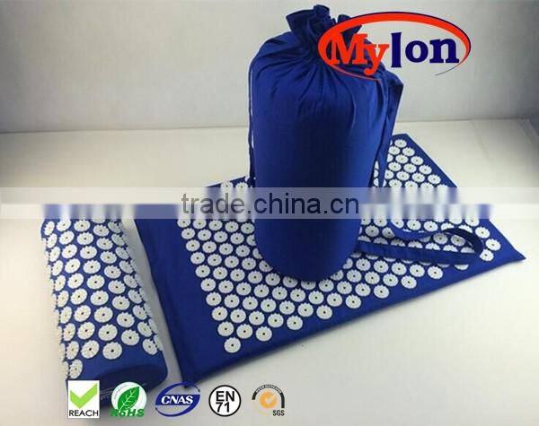 high quailty acupressure mat and pillow set combo relieve back pain
