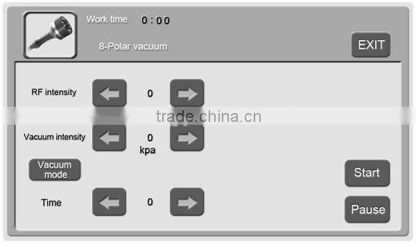 lip massage vacuum and cavitation machine