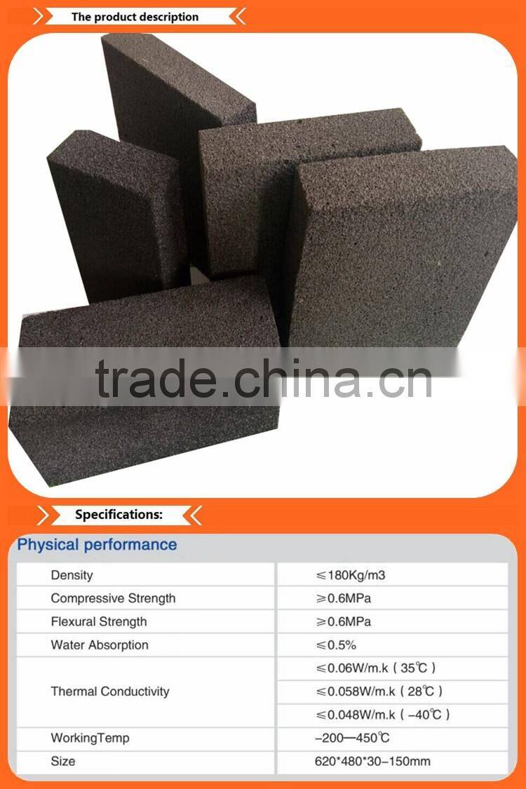 Prefabricated fireproof foam glass panel flooring