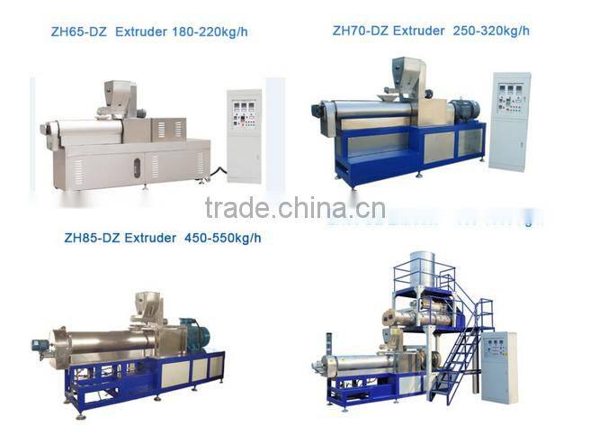 Twin screw Automatic textured vegetable soy protein mince machine