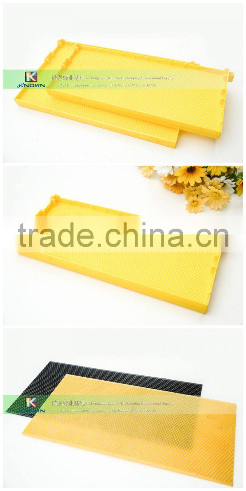 Pure bees beeswax bee foundation apis mellifera plastic comb foundation sheet