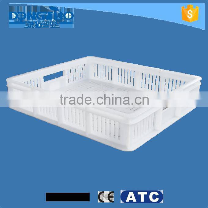 Best price blue fruit plastic container, plastic container with holes