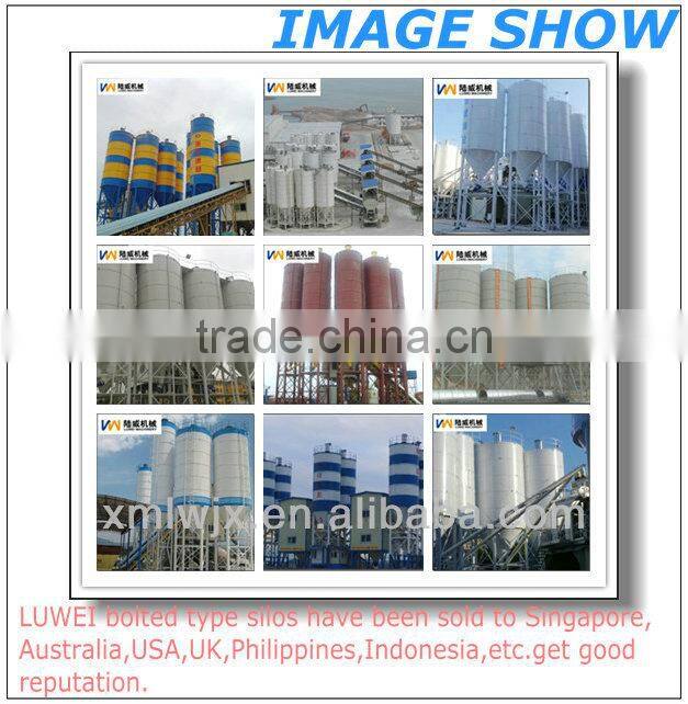 Steel Material and New Condition flat/conical bottom silo