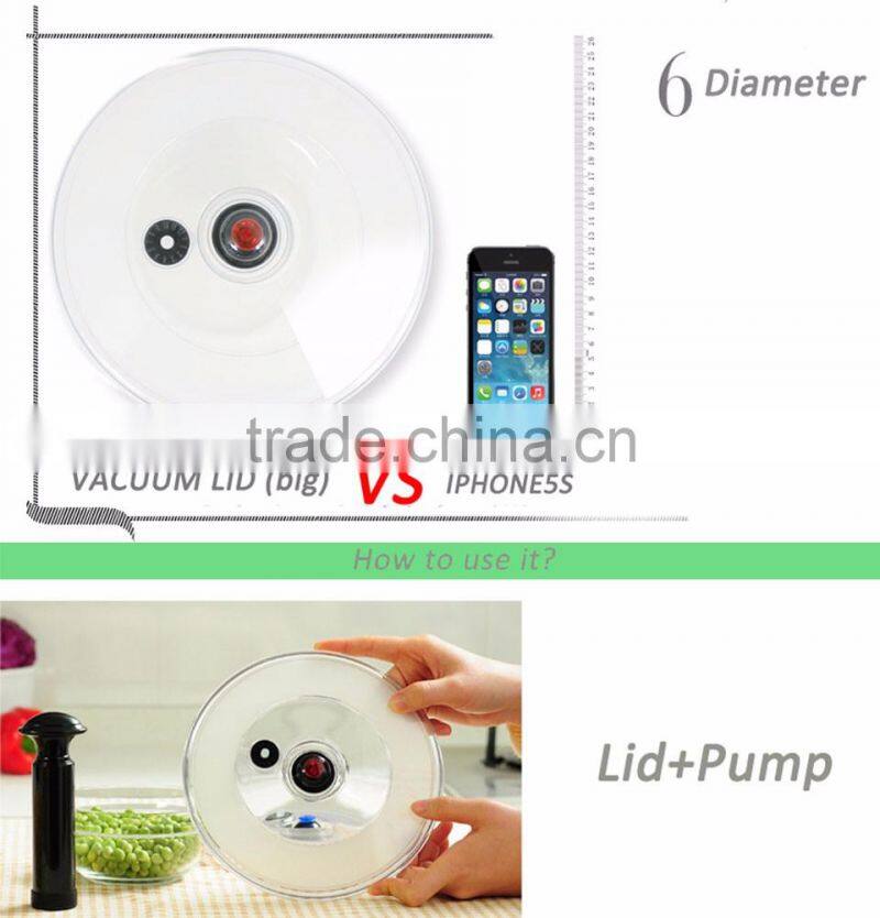 Plastic rubber seal jar Vacuum jar rubber seal