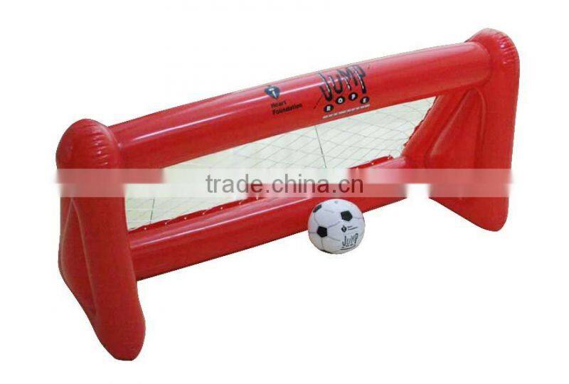inflatable football and goal