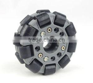 100mm Double Plastic assemble robot Omni Wheel w/Bearing Rollers 14041