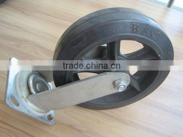 8 inch nylon caster wheels 8X2