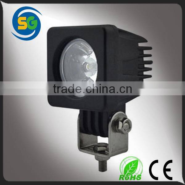 wholesale factory price 10W 9-32v auto led driving work light for 4x4 ATV, SUV, truck led work lamp, off road led work light