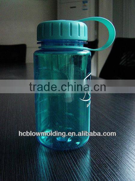 Blow mold plastic cup with lid OEM cup travel portable plastic space cup