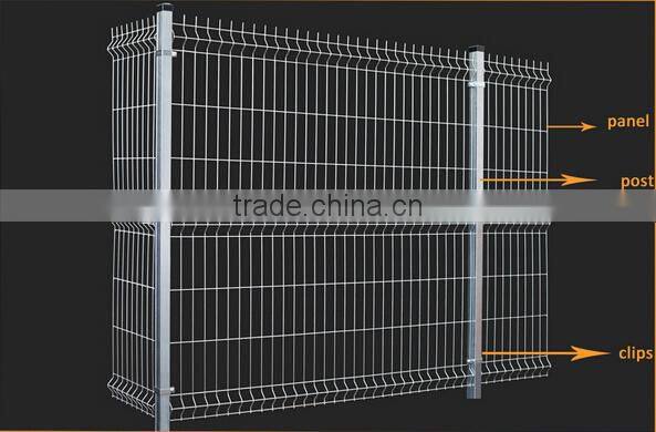 Electro galvanized welded wire mesh piece for garden fence