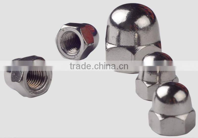 STAINLESS STEEL DIN1587 HEX DOMED CAP NUTS