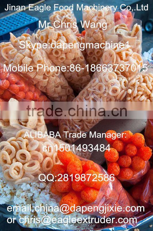 Grain Popping Corn Ball Snack Making Machine Stainless Steel 120 - 500kg / h