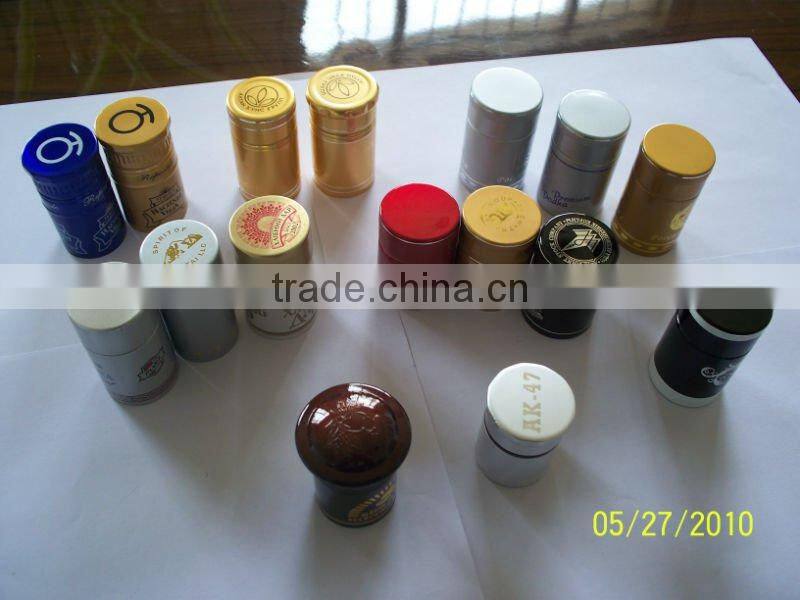 Aluminum Plastic Bottle Cap for vodka,wine,liquor