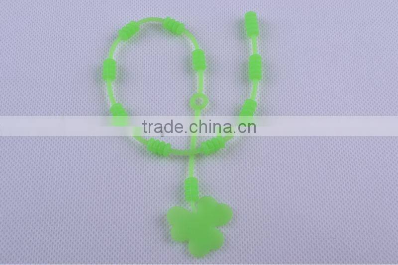 cross silicone necklace