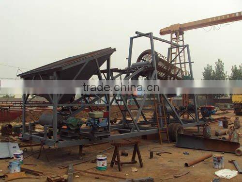 Moveable Sand Rotary Screening Machine for sale