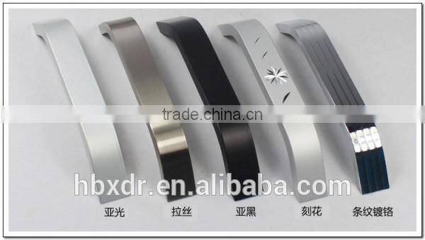 China xindongrui aluminum factory high-end custom aluminum profile for luxury cabinet door handles