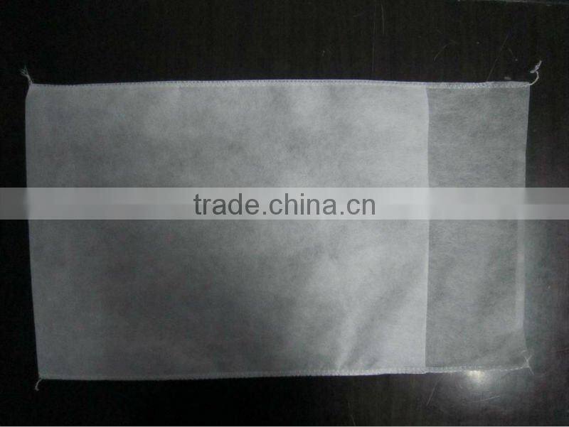 stitched or ultrosonic nonwoven Pillow Case with or without zipper