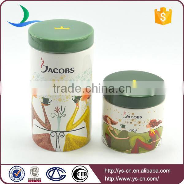 romantic cute style for home usage with fine quality canister