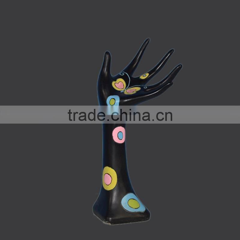 Boutique jewelry display fiberglass mannequin hand for sale
