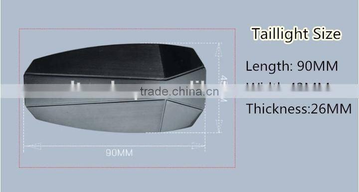 Smart Anti-theft Alarm Tailight Bicycle Rear Light Remote Control Wireless Bell Bicycle Taillight