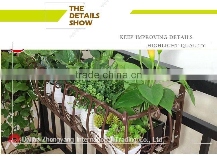 hanging garden basket metal folding plant stand home decoration flower stand new design