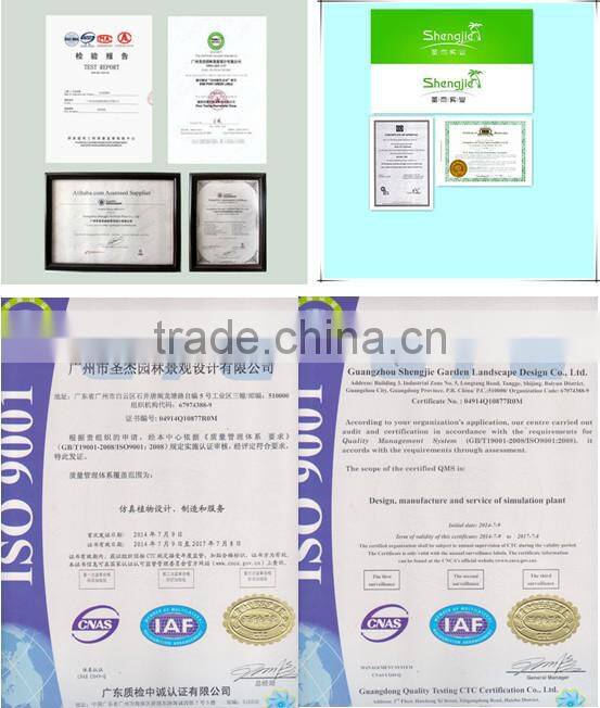 2015 Hot sale artificial plastic bamboo bonsai