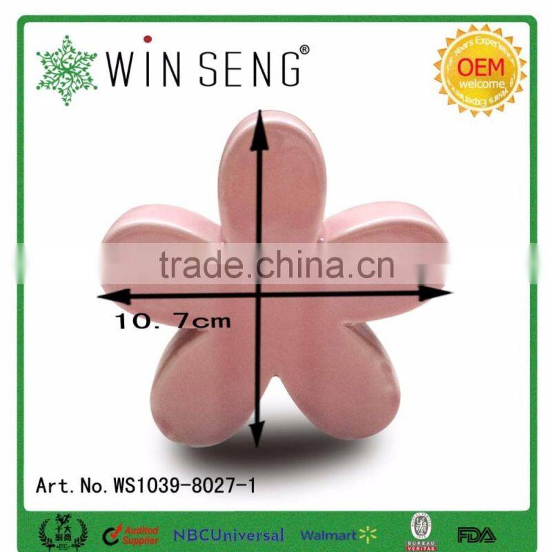 New Product Flower Shape Ceramic Home Decoration