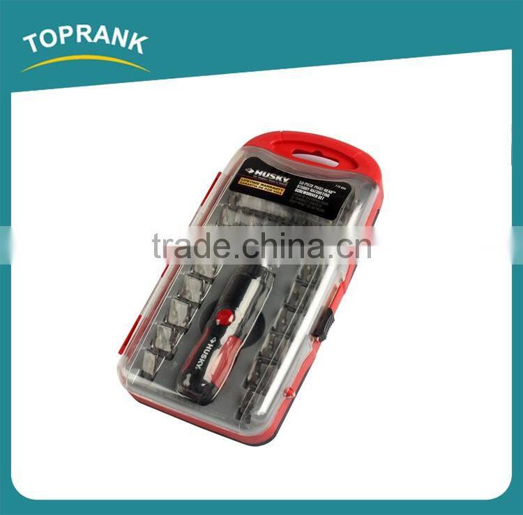 Toprank Alibaba Trade Assurance Wholesale 50pcs Stubby Mini Rechargeable Screwdriver,Electric Precision Screwdriver Set