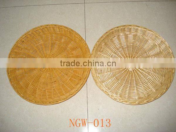 Round wicker sushi plate & wicker plate & wicker tray